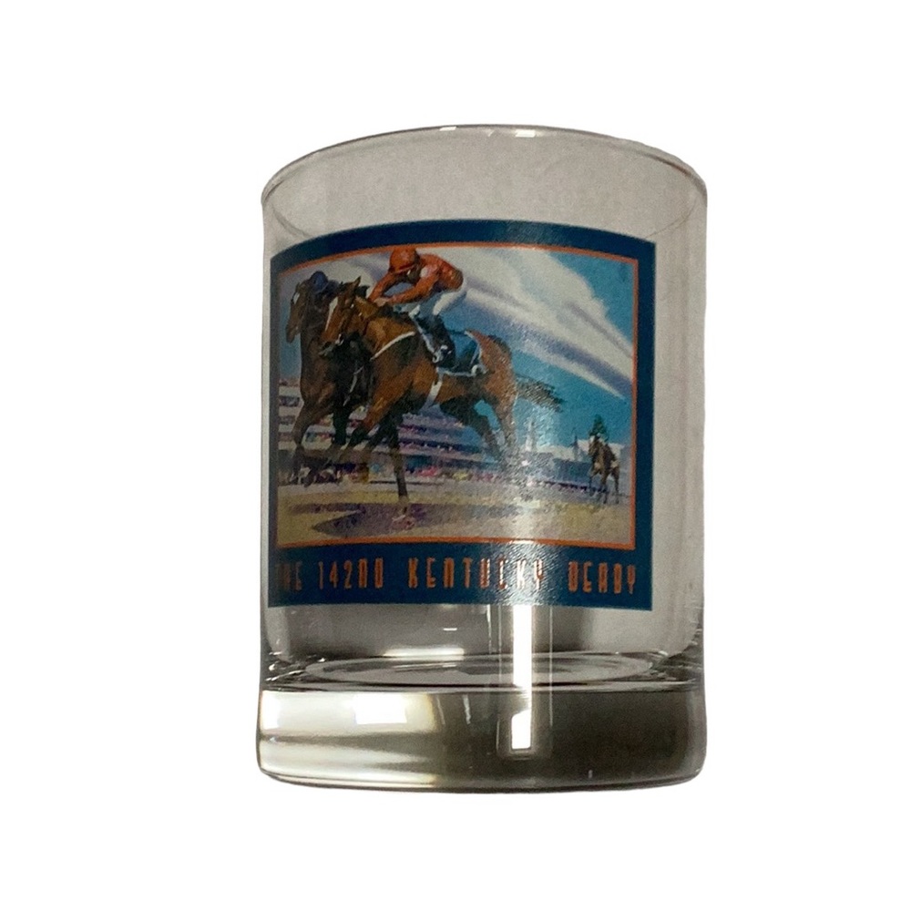 Churchill‎ Downs The 142nd Kentucky Derby Horse Race Horse Jockey Drinking Glass
